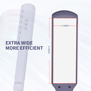 Lisseur de cheveux professionnel portable, fer à lisser électrique en céramique pour cheveux bouclés/fins, logo personnalisé, chauffage rapide MCH - Product Image 6