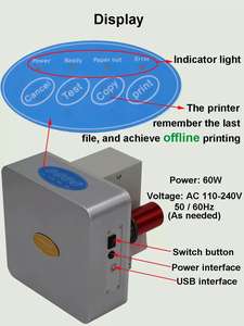 Máquina de Impresión Digital de Láminas AMD320, Impresora de Estampado, Máquina de Impresión de Cintas de Satén, Impresora Digital de Láminas para Cintas - Product Image 2