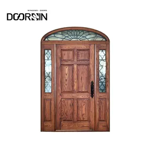 American Hot Selling Elegant Modern Pivot Entry Wooden Doors For House