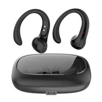 Earbud Olahraga Nirkabel OWS 15 Open-Ear, Earphone TWS Stereo, Headset Game Olahraga