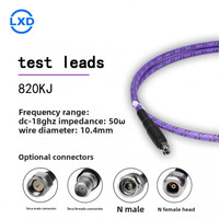 Cable de prueba RF blindado de cobre de baja pérdida de 18G para ensamblaje de analizador de redes, conectores N/SMA, estable en amplitud y fase, macho/hembra, alta calidad