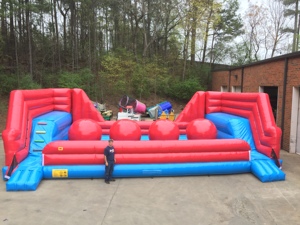 PVC <b>Inflatable</b> Castle Rugby Ball <b>Game</b> for Outdoor Sport Events Sale <b>Inflatable</b> <b>Game</b> Outdoor Pvc <b>Inflatable</b> Sport Rugby - Product Image 3