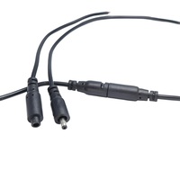 Câble d'extension DC personnalisé avec connecteur à barillet verrouillable mâle-femelle 2 broches 600V VW-1, faisceau anti-déconnexion OEM pour routeur et caméra