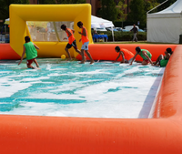 Terrain de football, terrain de sport, terrain personnalisé en PVC, petit terrain de football gonflable extérieur