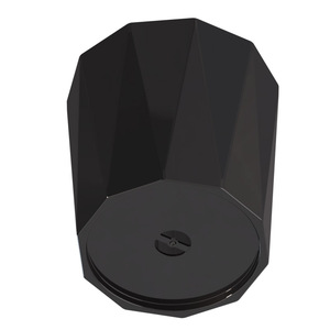 Maceta de orquídeas plisada triangular F203L Acabado de aspecto de porcelana para eventos de lujo - Product Image 5