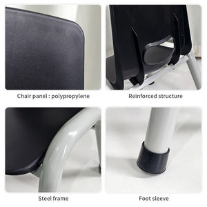 เก้าอี้เด็กแบบซ้อนได้สำหรับขายส่ง เก้าอี้สำหรับสถานรับเลี้ยงเด็ก อุปกรณ์สำหรับโรงเรียนอนุบาล/ห้องเล่น เฟอร์นิเจอร์พลาสติกสำหรับห้องนั่งเล่น - Product Image 2