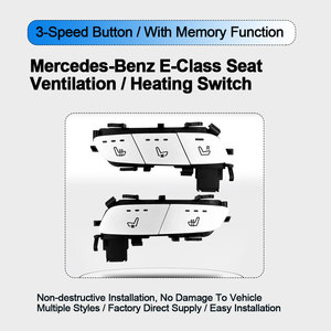Interrupteur de ventilation et de chauffage des sièges <span class=keywords><strong>Mercedes</strong></span> Classe C E, pièces de rechange, fourniture d'usine - Product Image 3