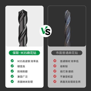 Baolian Nano Twist Drill M35 Cobalt Straight Shank Metal Drilling Tool - Product Image 3