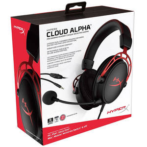 Auriculares para Juegos HyperX <span class=keywords><strong>Cloud</strong></span> <span class=keywords><strong>Alpha</strong></span> con Cable, Controladores de Doble Cámara, Comodidad Legendaria, Marco de Aluminio, Micrófono Desmontable - Product Image 6