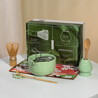Ensemble de fouets à thé, style dynastie Song japonaise, outil de préparation du matcha, bol à thé en porcelaine, écologique, pour usage en café, cérémonie du thé