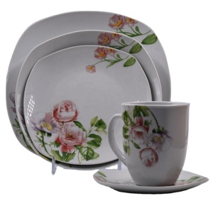 Bán Buôn Gốm Giá Rẻ Sứ 20 Cái & 30 Cái Vuông Dinner Set - Product Image 1