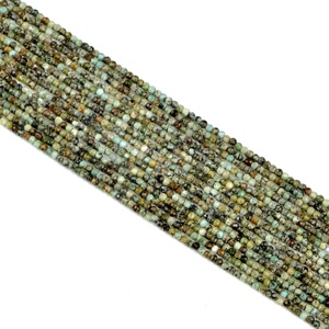 2/3/4MM Africa <strong>Turquoise</strong> Natural Gemstone Faceted Flat Square <strong>Beads</strong> Hard Cutting Loose Waist <strong>Beads</strong> Color Change Manufacturer - Product Image 2