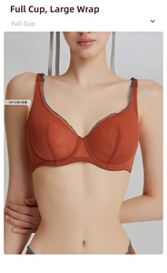 <span class=keywords><strong>Reggiseno</strong></span> <span class=keywords><strong>Minimizer</strong></span> a Copertura Totale Ultra Sottile in Rete con <span class=keywords><strong>Ferretto</strong></span>, Taglie Forti, in Pizzo Solido, <span class=keywords><strong>Senza</strong></span> Cuciture, Morbido, Traspirante, Anti-Cedimento - Product Image 2