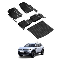 Tapis de sol en TPE 5D, couverture complète avec seuil de porte latérale, tapis TXR, accessoires d'intérieur automobile pour Dacia Duster 2023-, vente en gros