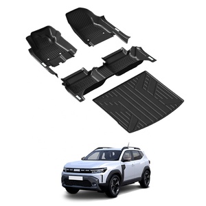 Commercio all'ingrosso tappetini TPE 5D copertura completa con davanzale della porta laterale tappeto TXR Auto accessori interni per <span class=keywords><strong>Dacia</strong></span> <span class=keywords><strong>Duster</strong></span> 2023- - Product Image 2