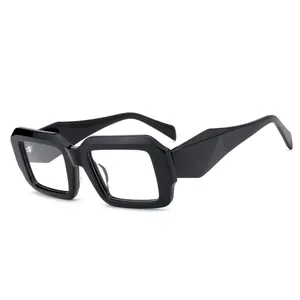 MB-1159 lunettes en acétate de haute qualité, lunettes rectangulaires personnalisables, montures optiques, lunettes en acétate pour hommes et femmes