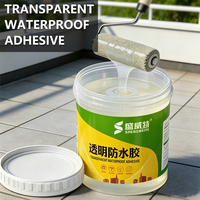 Adhésif transparent imperméable cristallin pour la réparation des fuites de toiture, de murs et de carreaux