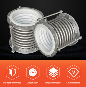 Compensador de Acero Inoxidable 304L Revestido de PTFE de Alta Calidad, Resistente a la Corrosión, Superficie Lisa, Certificado ISO9001:2015, Marca <span class=keywords><strong>FUHAO</strong></span> - Product Image 2