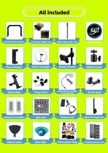 Cabina de Fotos 360° con Fondo Inflable e Iluminación, Cabina de Fotos 360° Manual con Fondo Inflable - Product Image 4