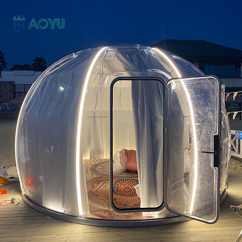 AOYU Transparent Glamping Dome Tent for
