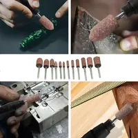 Tête de polissage en cuir de vachette, tête de meulage fin en cuir de vachette, meule en cuir de vachette avec tige de 3 mm pour jade, émeraude, miroir, meulage électrique
