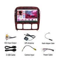 Lecteur DVD de voiture GPS Qualcomm 9 pouces, autoradio Android pour Mercedes Benz Classe S 1998-2005 W220 S280 S320 S350 S400 S430 S500