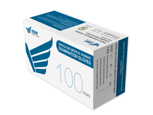 Gants en latex personnalisés avec logo, pour examen médical, dentiste, imperméables, 100 pièces/boîte, jetables, sans poudre, pour médecin - Product Image 3