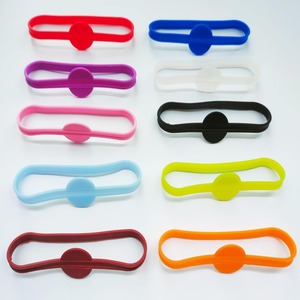Marcador <span class=keywords><strong>de</strong></span> Vaso Plano <span class=keywords><strong>de</strong></span> Silicona Individual, Anillo Identificador <span class=keywords><strong>de</strong></span> Botella Reutilizable Estilo Pulsera para Fiestas, Libre <span class=keywords><strong>de</strong></span> BPA - Product Image 5
