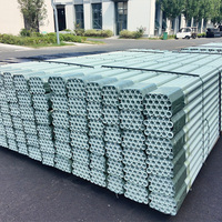 Poteau de support en fibre de verre PRV pour l'aquaculture industrielle des huîtres, tube flottant résistant à la corrosion pour l'aquaculture marine en eau de mer