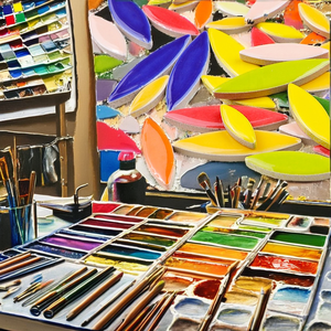 Mosaico de Cerámica de Diseño Moderno, Piezas de Azulejos para Manualidades, Forma de Pétalo Irregular Colorida, Decoración de Parqué para Gráficos - Product Image 3