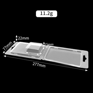 Wholesale Transparent Half Fold <strong>Plastic</strong> Packaging for Kid Gift Toy Packaging <strong>Box</strong> <strong>with</strong> Handle and <strong>Hole</strong> - Product Image 5