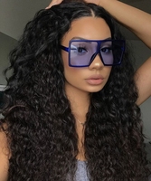 Lunettes de soleil carrées surdimensionnées, verres solaires pour femmes et hommes, à la mode, nouvelle collection