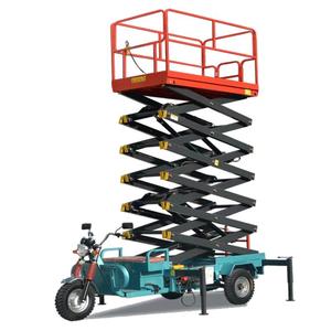 Elevador remolcable 6m 8m <span class=keywords><strong>10m</strong></span> 14m 500kg Capacidad de trabajo aéreo <span class=keywords><strong>Manlift</strong></span> Plataforma elevadora móvil para la venta - Product Image 1