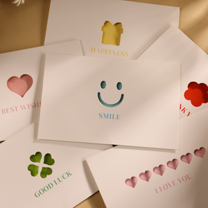 การ์ดขอบคุณสำหรับวันวาเลนไทน์ร้านดอกไม้ที่เรียบง่ายบริการหลังการขายสไตล์ยุโรปการ์ดอวยพรวันเกิดยกย่องอย่างสูง - Product Image 3