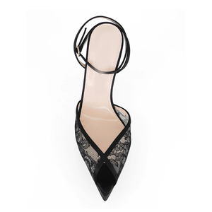 Novedades 2026, Zapatos de Baile con Punta en Pico, Tira en el Tobillo, <span class=keywords><strong>Medias</strong></span> Sexys, <span class=keywords><strong>Sandalias</strong></span> de Plataforma para Mujer - Product Image 4