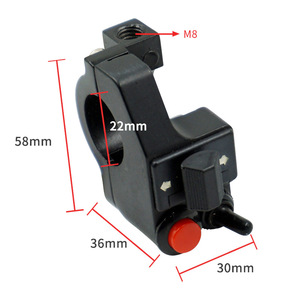 Interruptor Motochi para motocicleta, lado izquierdo, tipo B, 22 mm, interruptor modificado para uso en vehículos eléctricos y motocicletas - Product Image 2