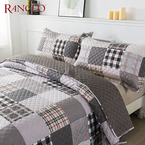 Sábana de cama King size de lujo, juego de ropa de cama de poliéster, colcha de Hotel y cortinas a juego, venta al por mayor, exportación de China, 100% - Product Image 2