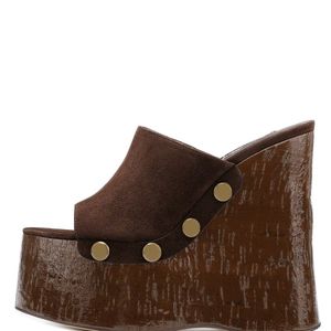 Sandalias Planas con Tiras en el Tobillo, Plataforma, Estilo Slipper, Zapatos de Mujer - Product Image 4