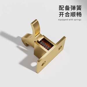Brass Bird <b>Spring</b> Latch Window Latch Surface Mount Brass Bolt Lock Retro Wooden <b>Door</b> Easy Installation - Product Image 4