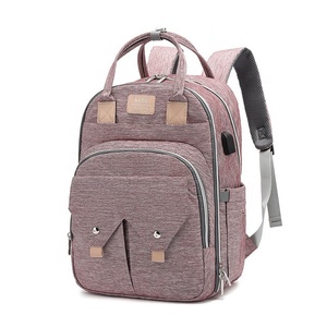 En gros USB Étanche Sac À Langer pour Maman Maternité Nappy Sac À Dos <span class=keywords><strong>Poussette</strong></span> momie sac à dos - Product Image 5