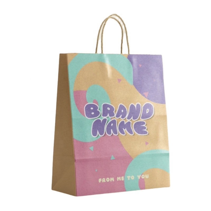 Wholesale Biodegradable Packaging Paper Bag for Clothing Shopping Paper Bag With Your Own Logo
