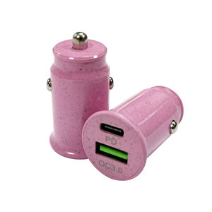 ที่ชาร์จใน<span class=keywords><strong>รถ</strong></span>ยนต์แบบ USB กำลังไฟ 30W รองรับ PD 3.0 ผลิตจากวัสดุหลอด<span class=keywords><strong>ดู</strong></span>ดสีสันสดใส เป็นมิตรต่อสิ่งแวดล้อม ได้รับการรับรองมาตรฐาน CE สำหรับโทรศัพท์มือถือและอุปกรณ์ GPS - Product Image 5