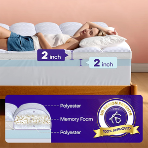 Venta Directa de Fábrica, Cómodos Protectores de Colchón Acolchados, Cubrecolchones Acolchados para Hotel, Cubrecolchón Grueso de Doble Capa - Product Image 5