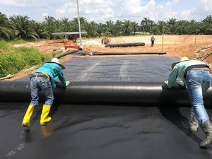 Nhà Máy Giá đào đất sản phẩm HDPE Đen geomembrane 2 mét LDPE LLDPE PVC dam lót cho bãi rác dự án - Product Image 6