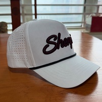 Produsen Topi Golf 5 Panel Berlubang Potongan Laser Kustom di Cina