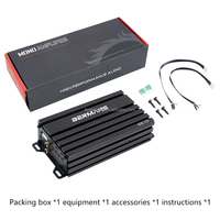 Mini amplificateur de voiture 600W classe D, amplificateur monobloc haute puissance pour subwoofer avec radiateur et crossover OEM ODM