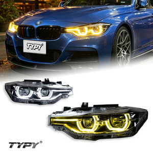 Feux de jour et clignotants LED bicolores haut de gamme TYPY pour les assemblages de phares BMW Série 3 2013-2019 (F30/F35) - Product Image 1