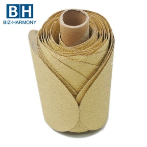 Disco levigante carta vetrata metallo Multi fori disco giallo levigatura per la levigatura dei veicoli - Product Image 1