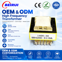 Transformateur à noyau de ferrite haute fréquence série EE personnalisé par l'usine BEIRUI, modèle EE42, pour onduleurs solaires, UPS et amplificateurs audio