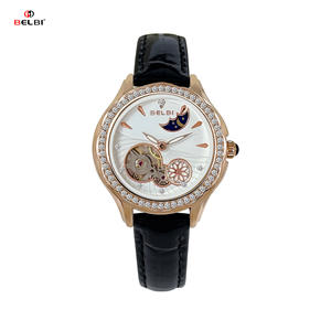 Montre Tourbillon Femme Printemps 2026 - Luxe, Mécanique, Étanche, Bracelet en Cuir, Vente en Gros Usine - Product Image 4